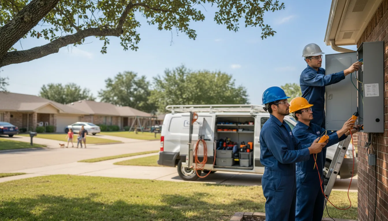 Certified electrician providing emergency electrical services in Houlton, WI